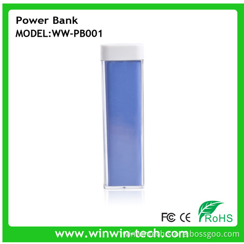 2200mAh Colorful Tube Wholesale Fast Charging Power Bank